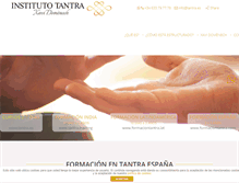 Tablet Screenshot of formaciontantra.com